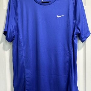 Nike Men's Vibrant Blue Workout Tee
